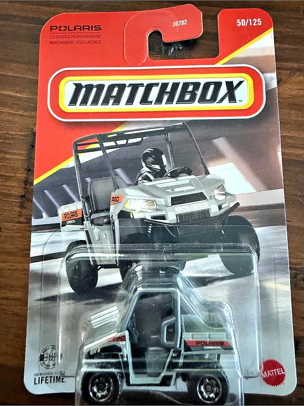 Matchbox Polaris Ranger EV Die-Cast Vehicle Gray NWT